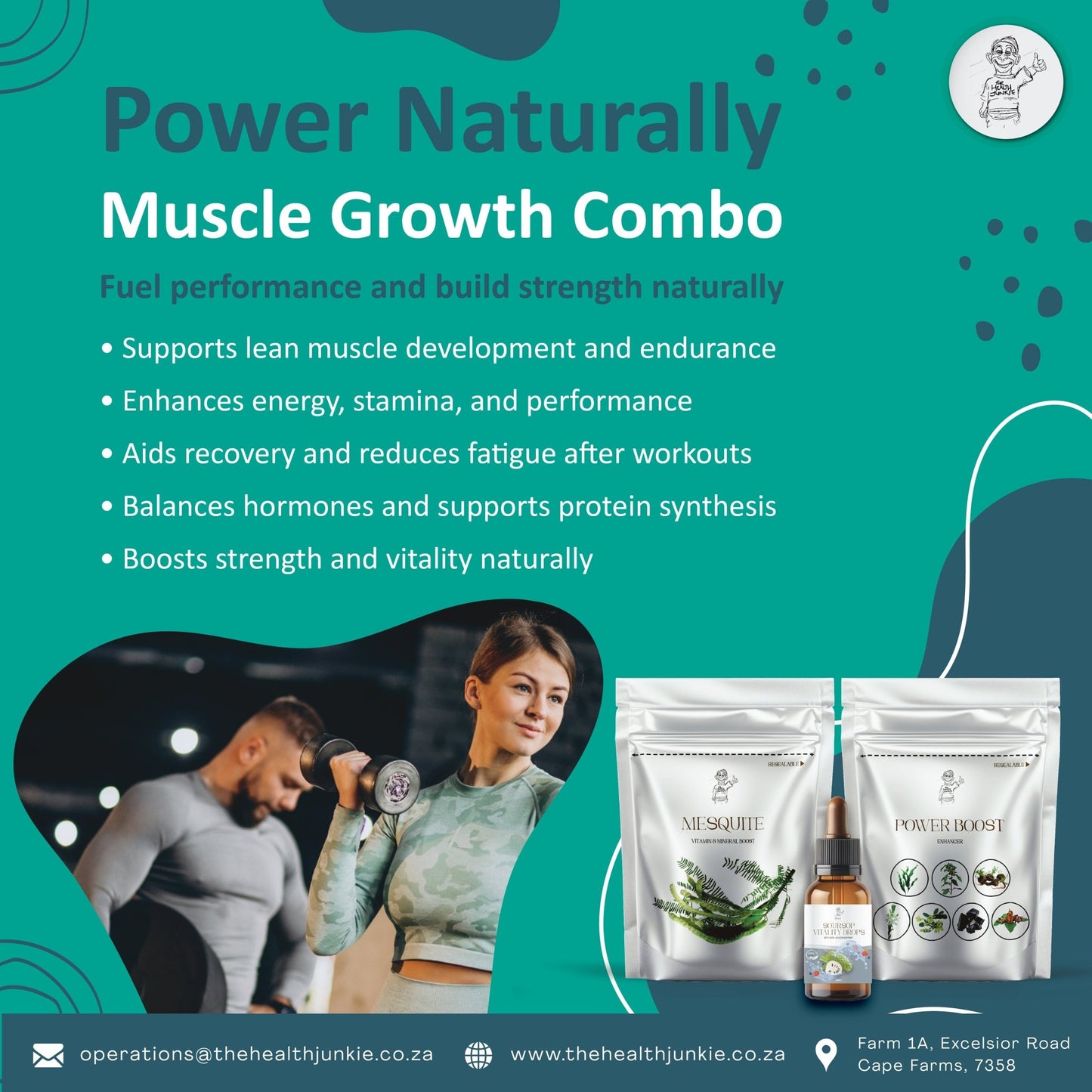 Muscle Growth Powder Combo - The Health Junkie