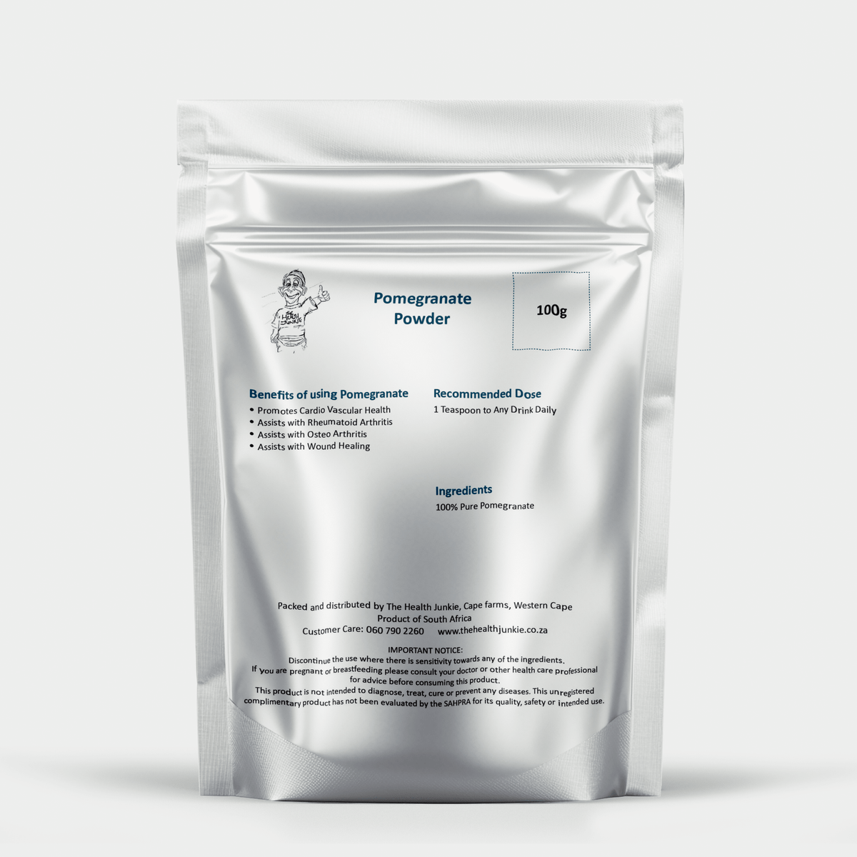 Pomegranate - 100g Powder - The Health Junkie