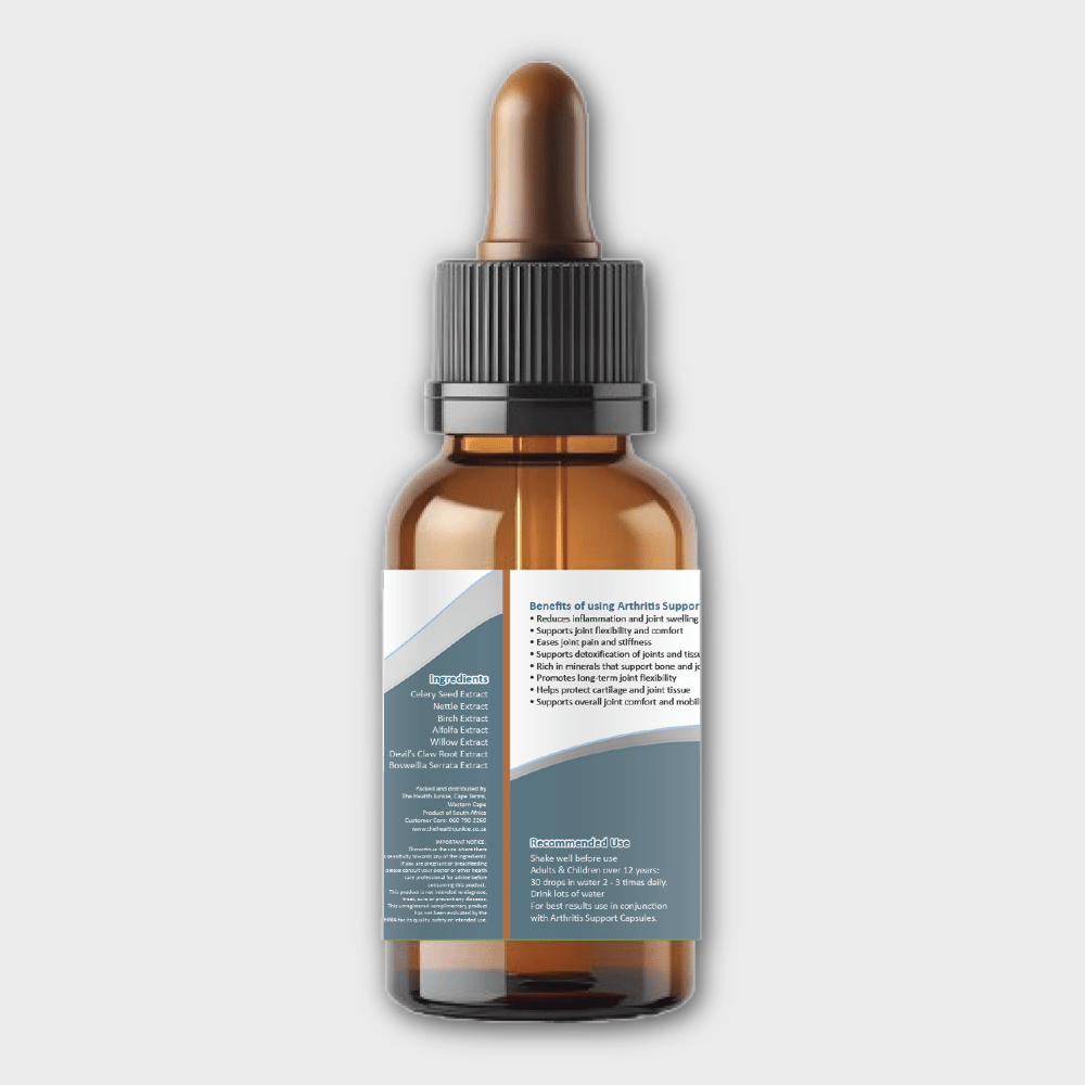 Arthritis Support - 50ml Drops - The Health Junkie
