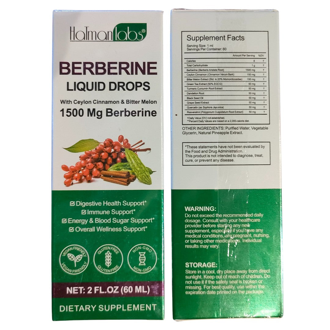 Berberine Drops – 60 ml