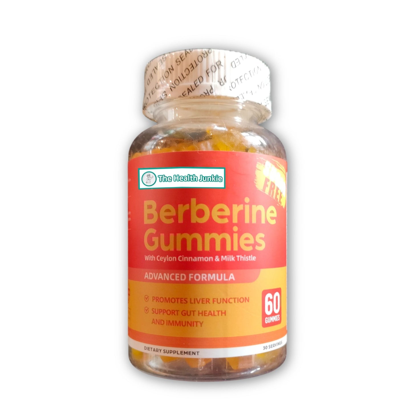 Berberine Gummies – 60 Gummies – Sugar Free - The Health Junkie