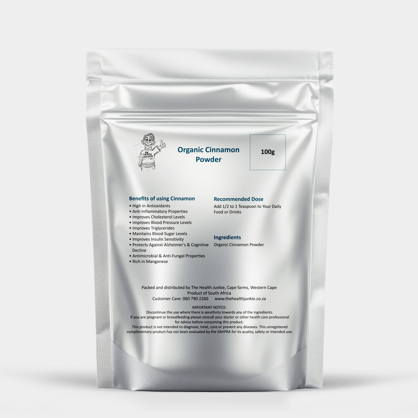 Organic Cinnamon - 100g Powder