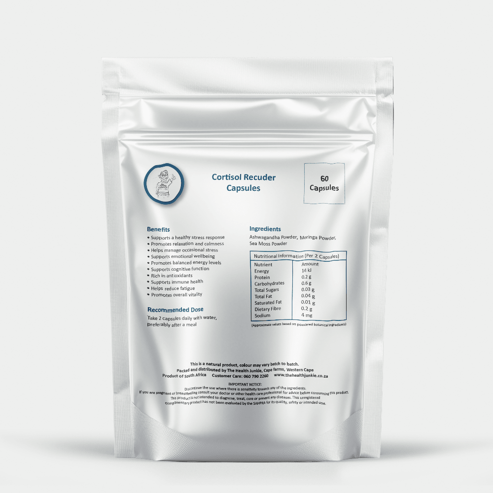 Cortisol Reducer - 60 Capsules - The Health Junkie