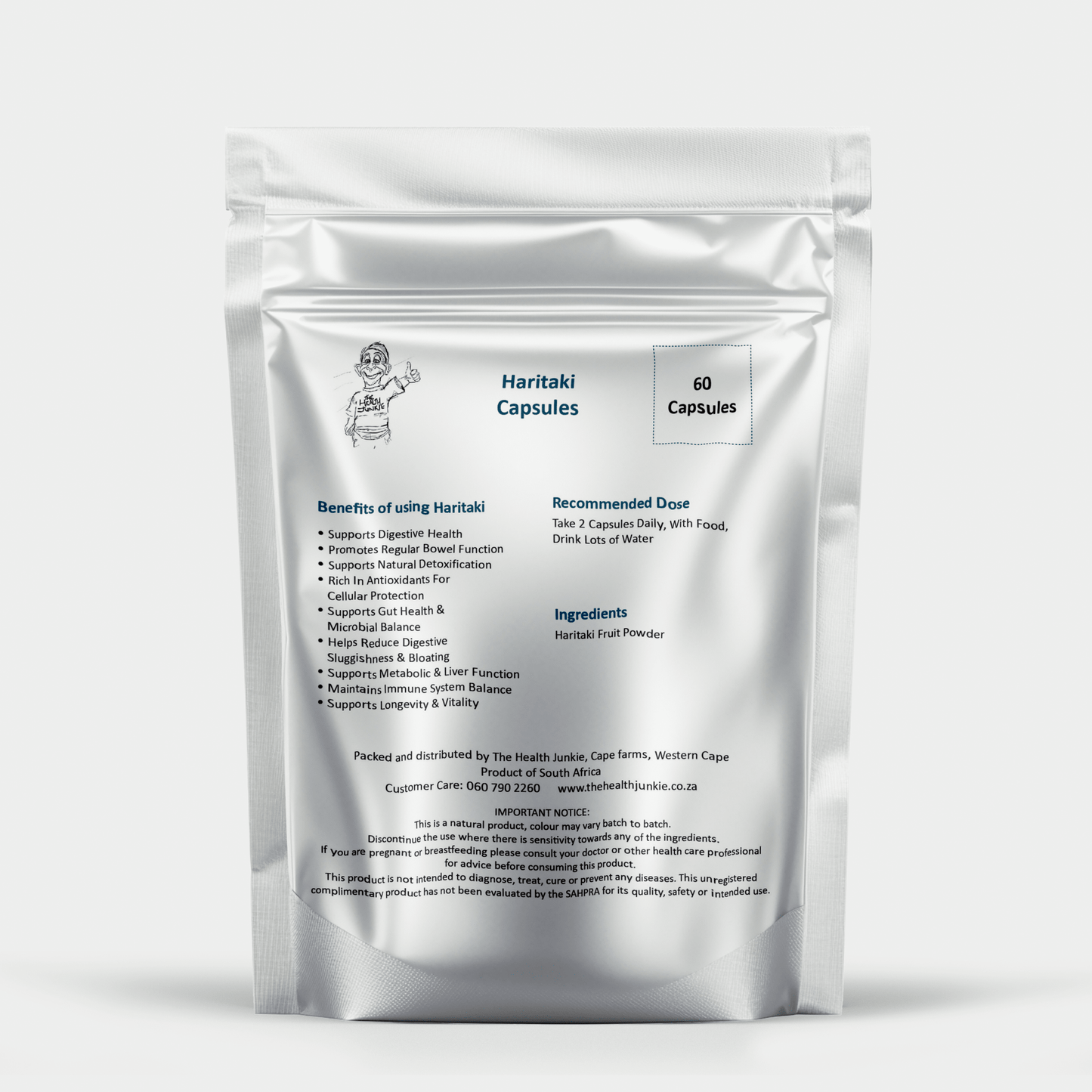 Haritaki - 60 Capsules - The Health Junkie