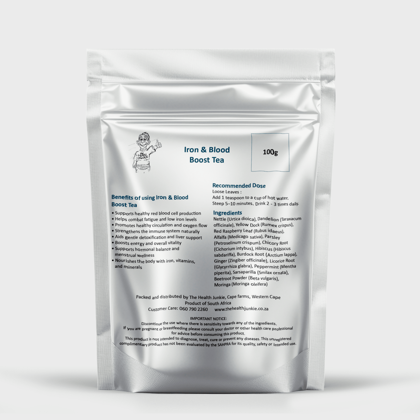 Iron and Blood Boost Tea - 100g Loose Tea - The Health Junkie
