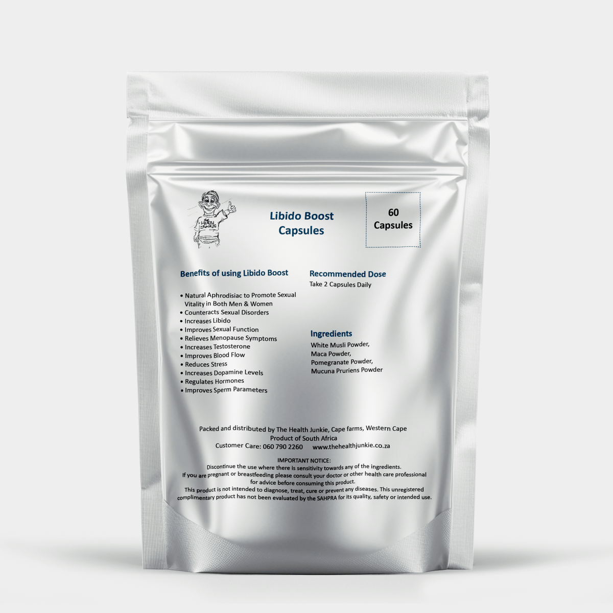 Libido Boost - 60 Capsules - The Health Junkie
