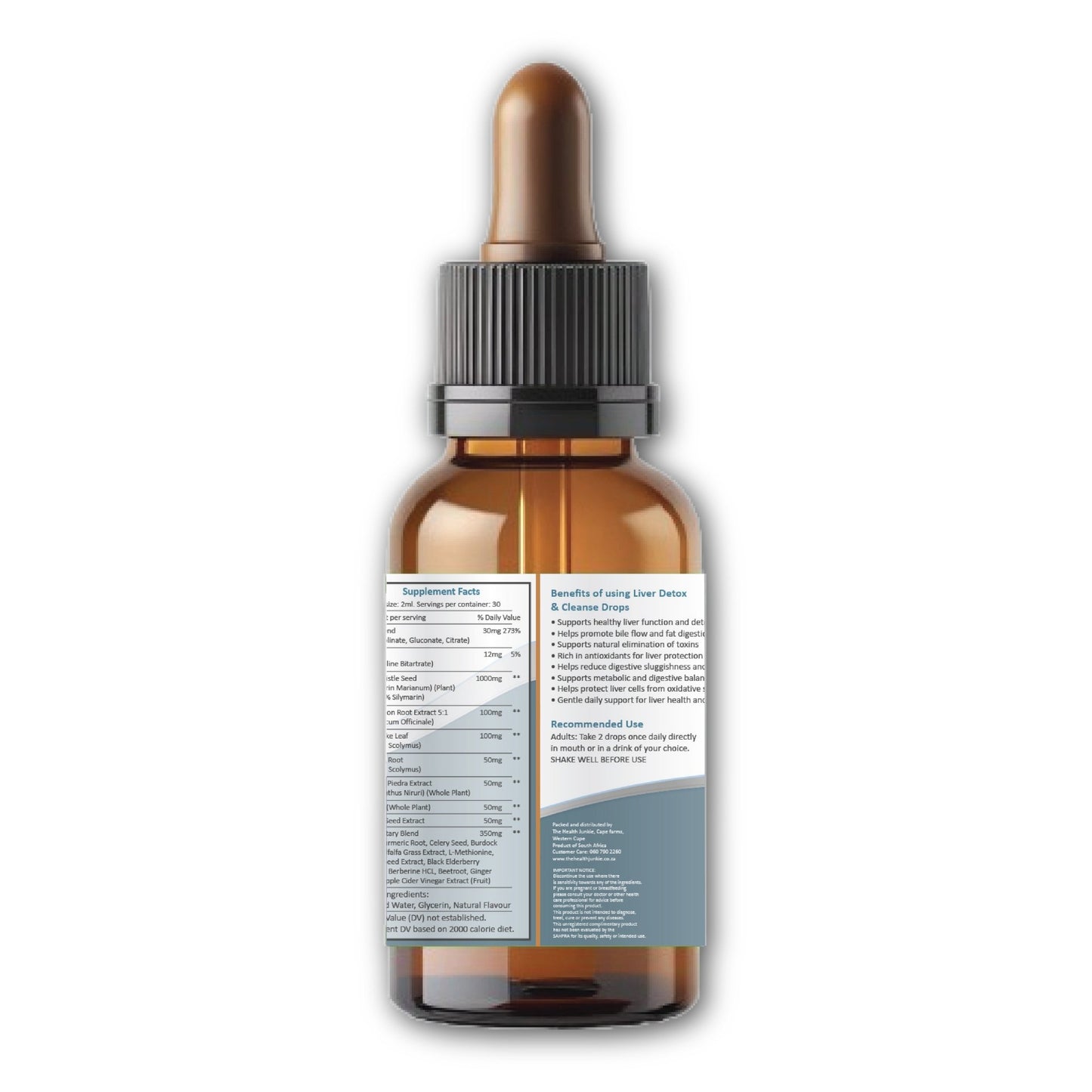 Liver Detox & Cleanse Drops – 60 ml - The Health Junkie