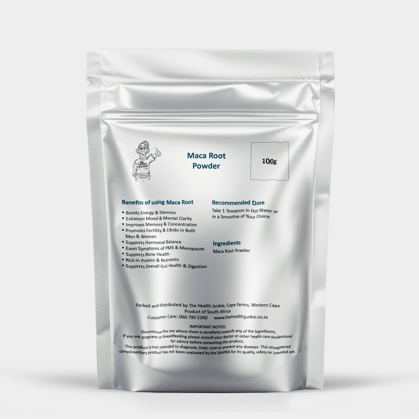 Maca Root - 100g Powder - The Health Junkie