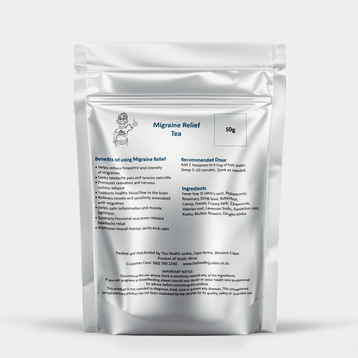 Migraine relief - 50g Loose Tea - The Health Junkie