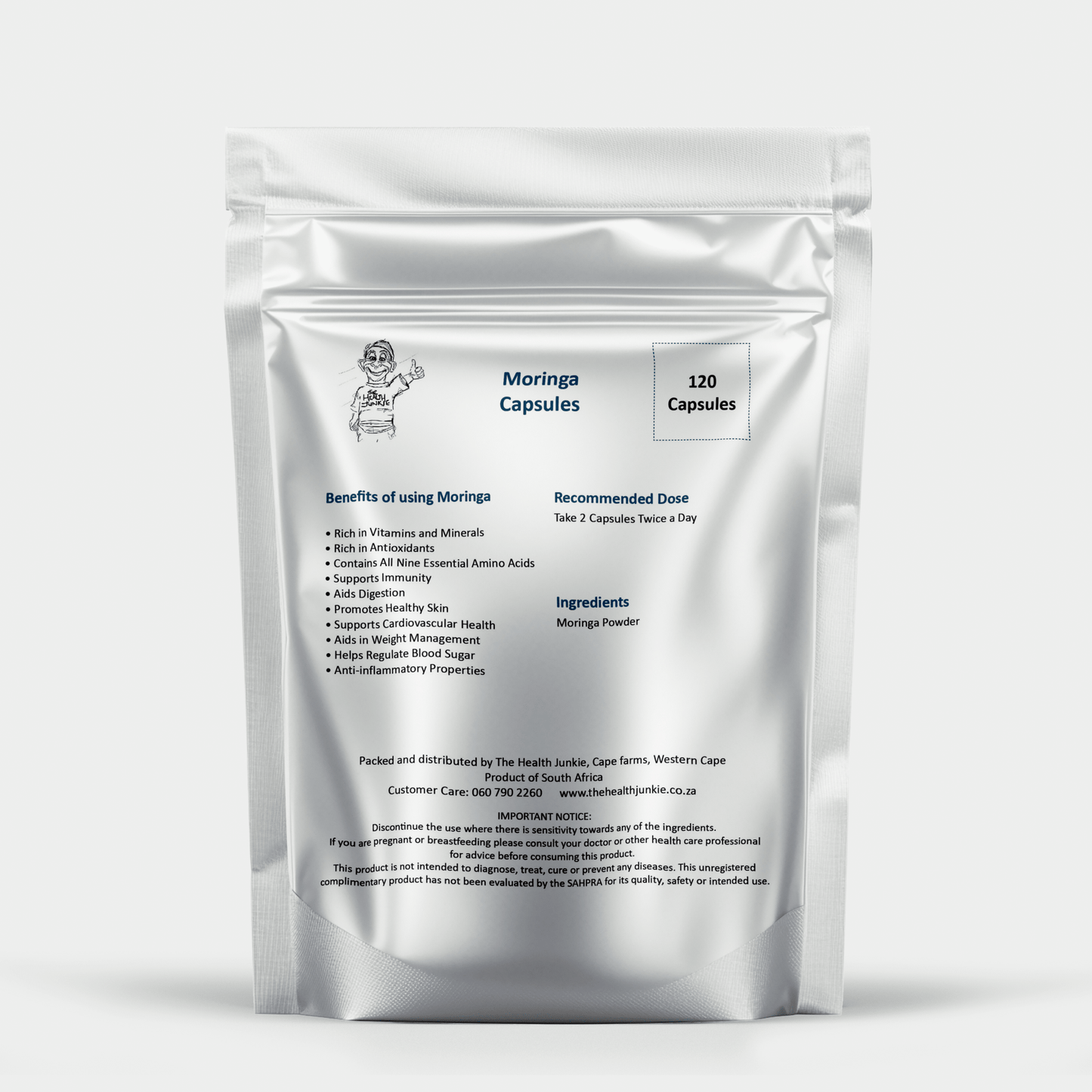 Moringa - 120 Capsules - The Health Junkie
