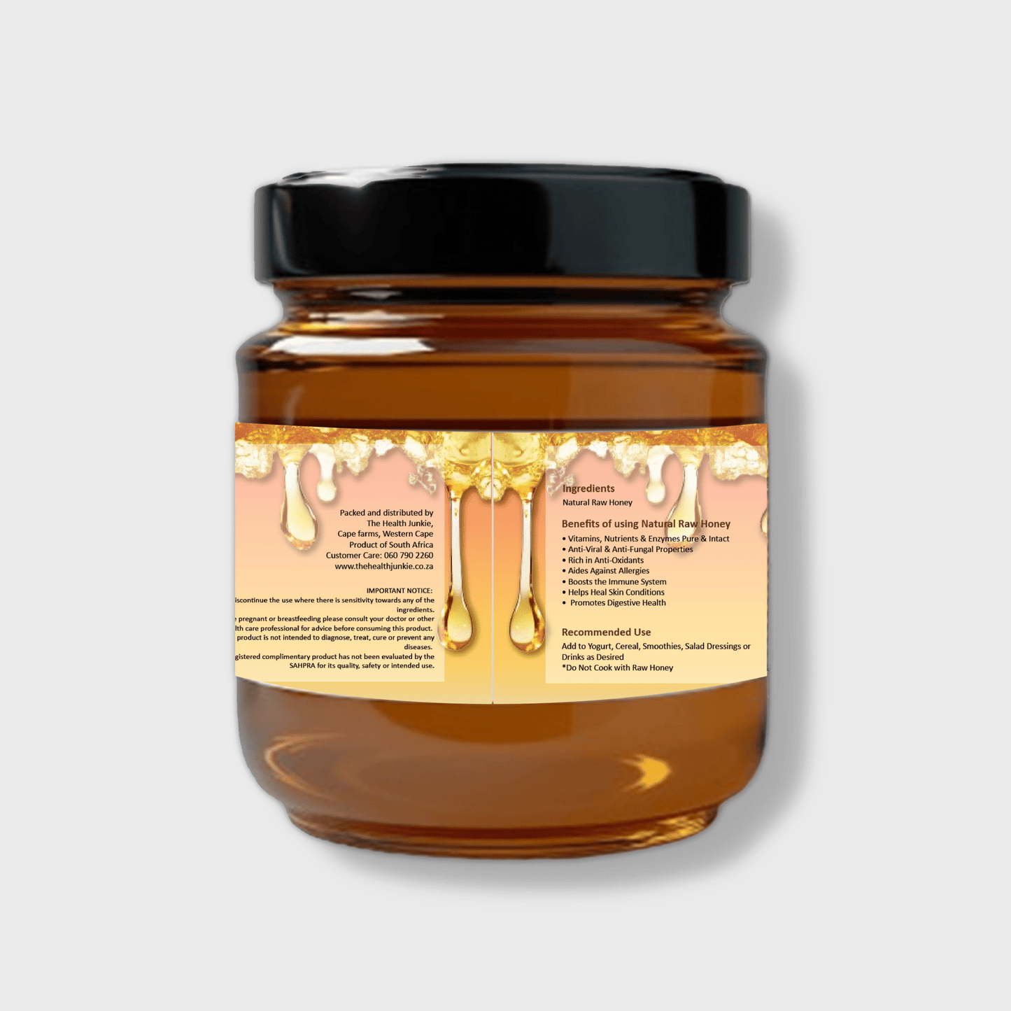 Natural Raw Honey - 200ml - The Health Junkie
