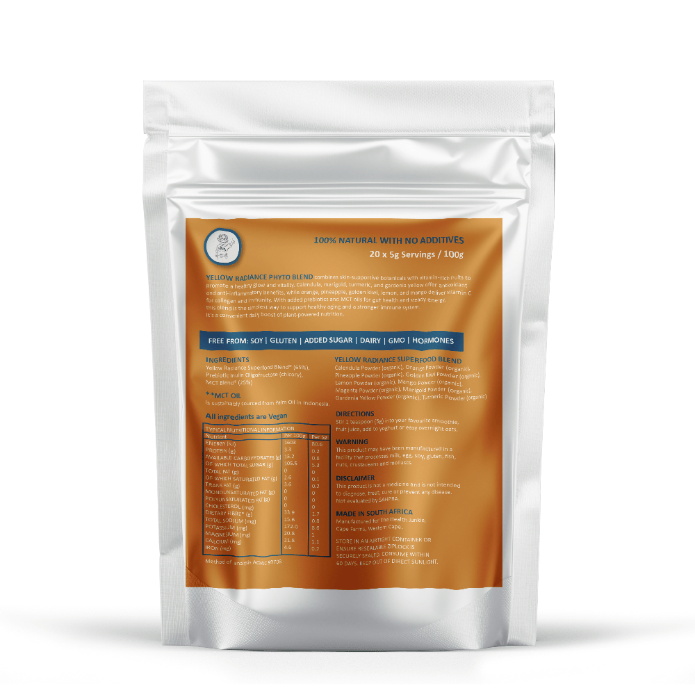 Organic Yellow Superfood - 100g Powder - The Health Junkie