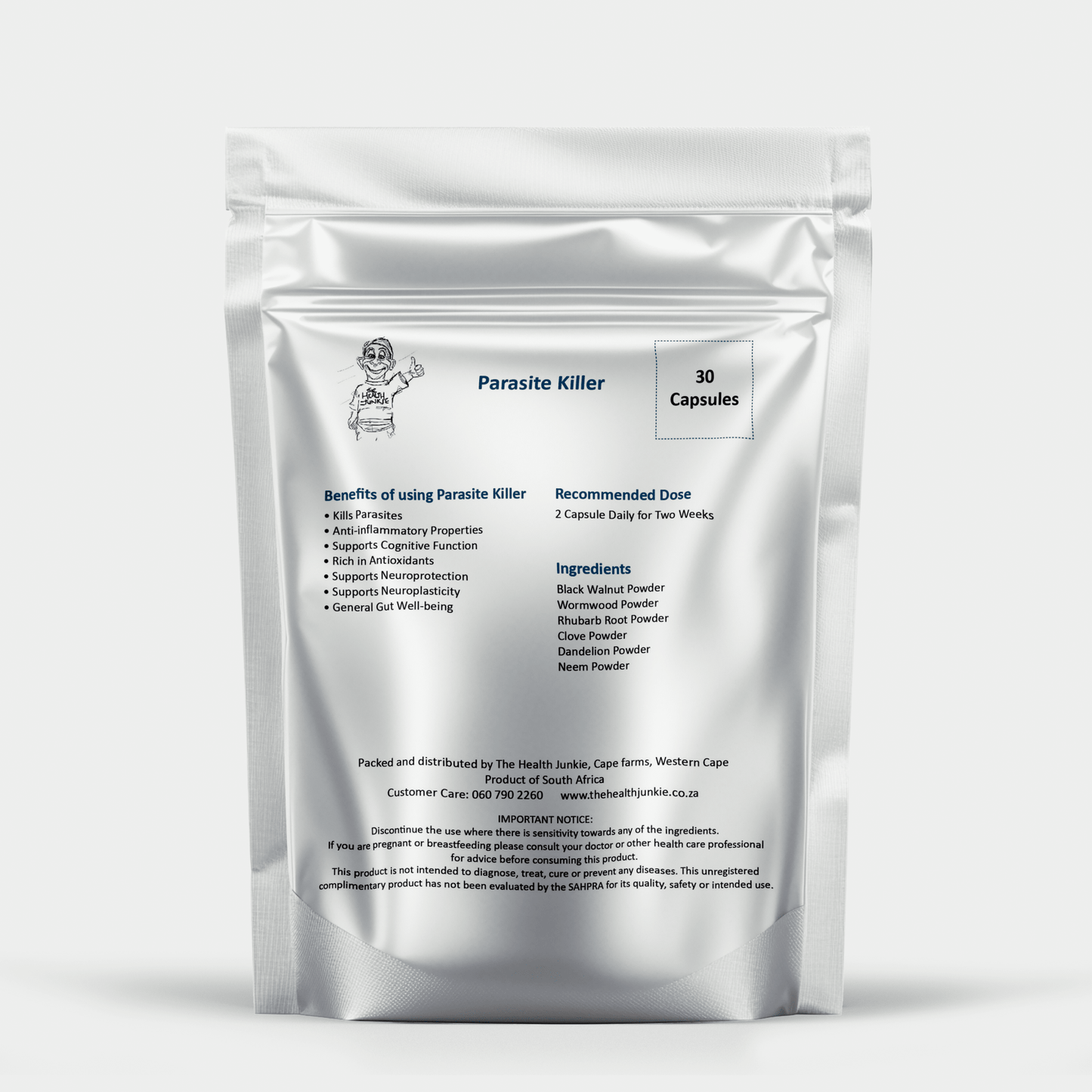 Parasite Killer - 30 Capsules - The Health Junkie