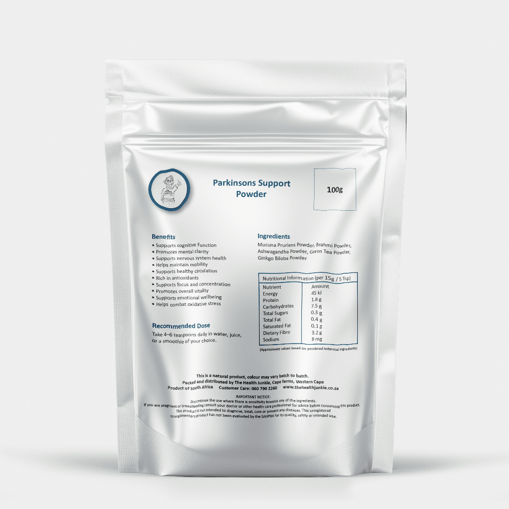 Parkinson's Support - 100g - Powder - The Health Junkie