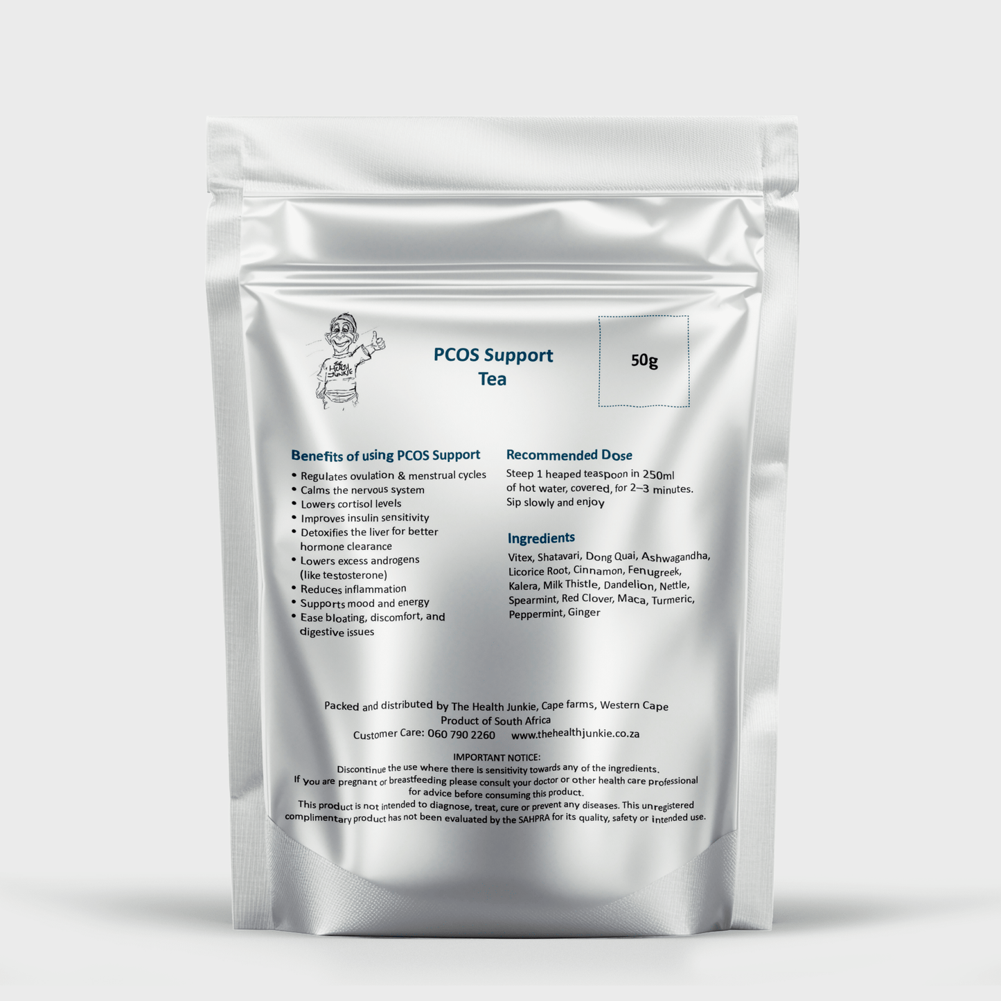 PCOS Support - 50g Loose Tea - The Health Junkie