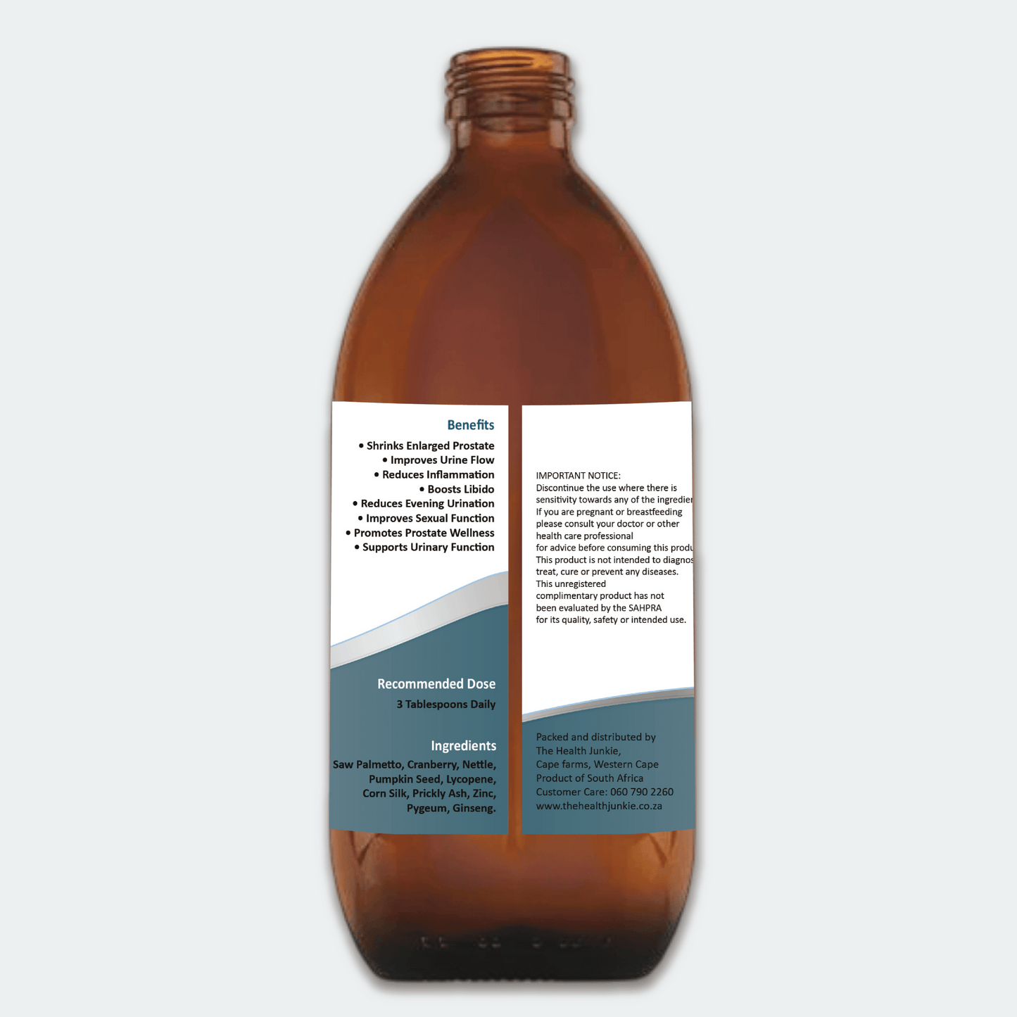 Prostate Care Tonic - 500ml - The Health Junkie