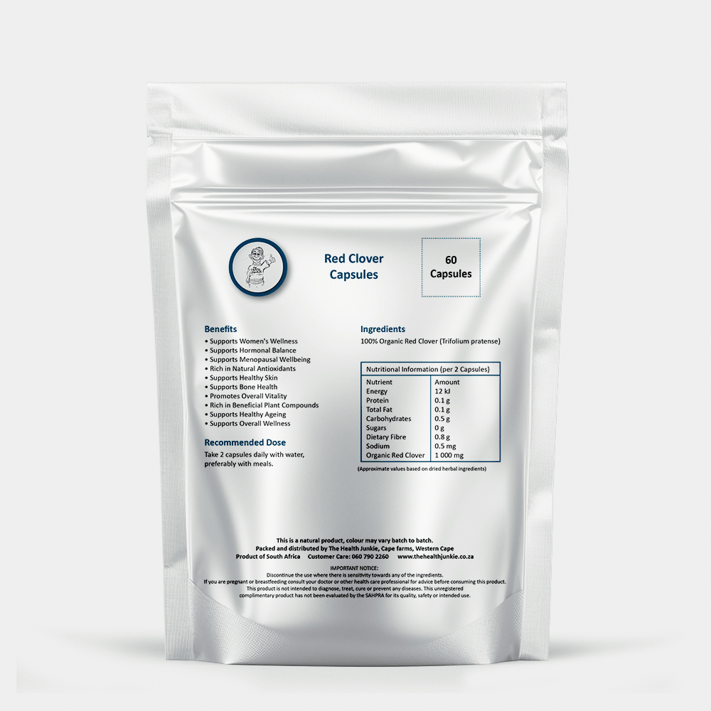 Red Clover - 60 Capsules - The Health Junkie