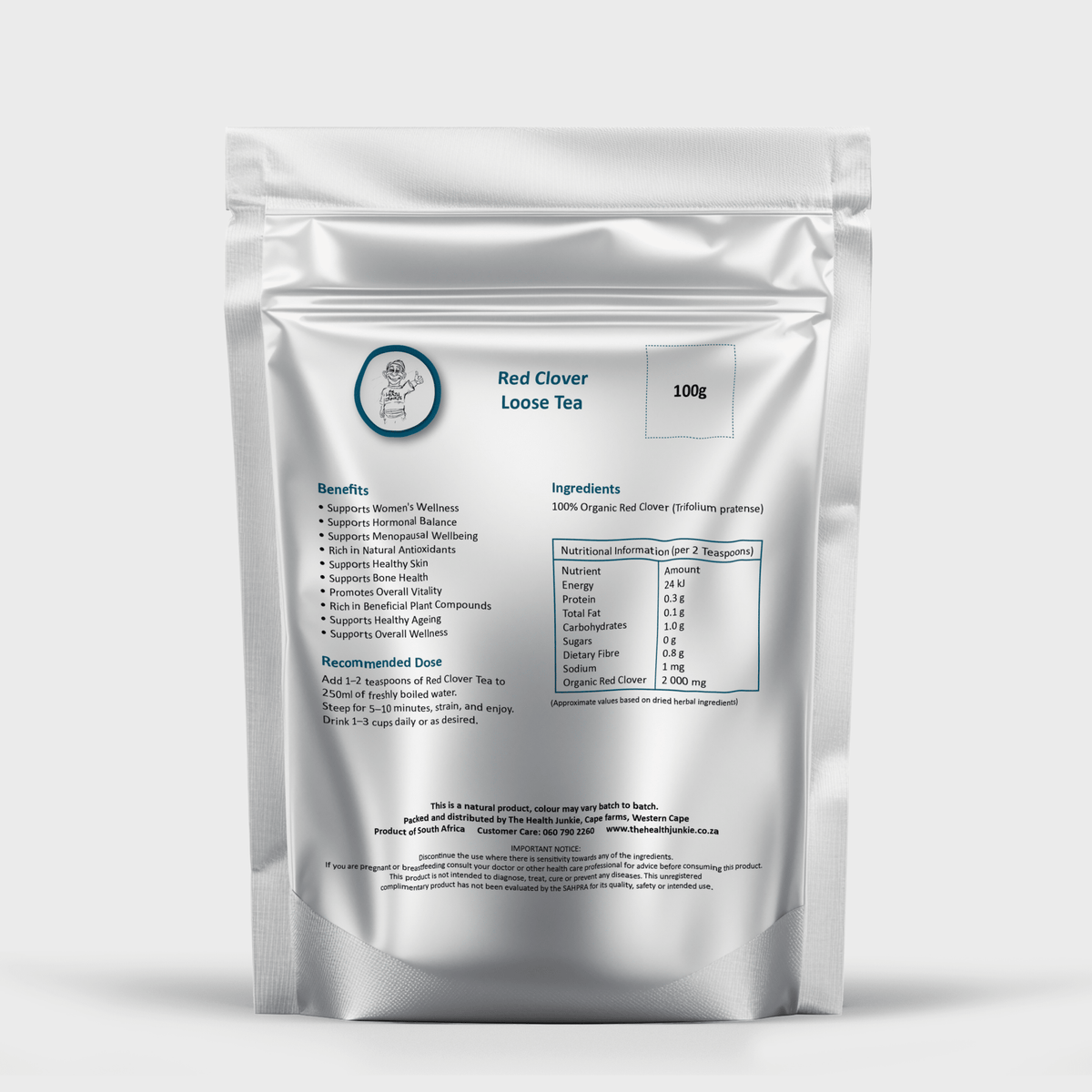 Red Clover - 100g Tea - The Health Junkie