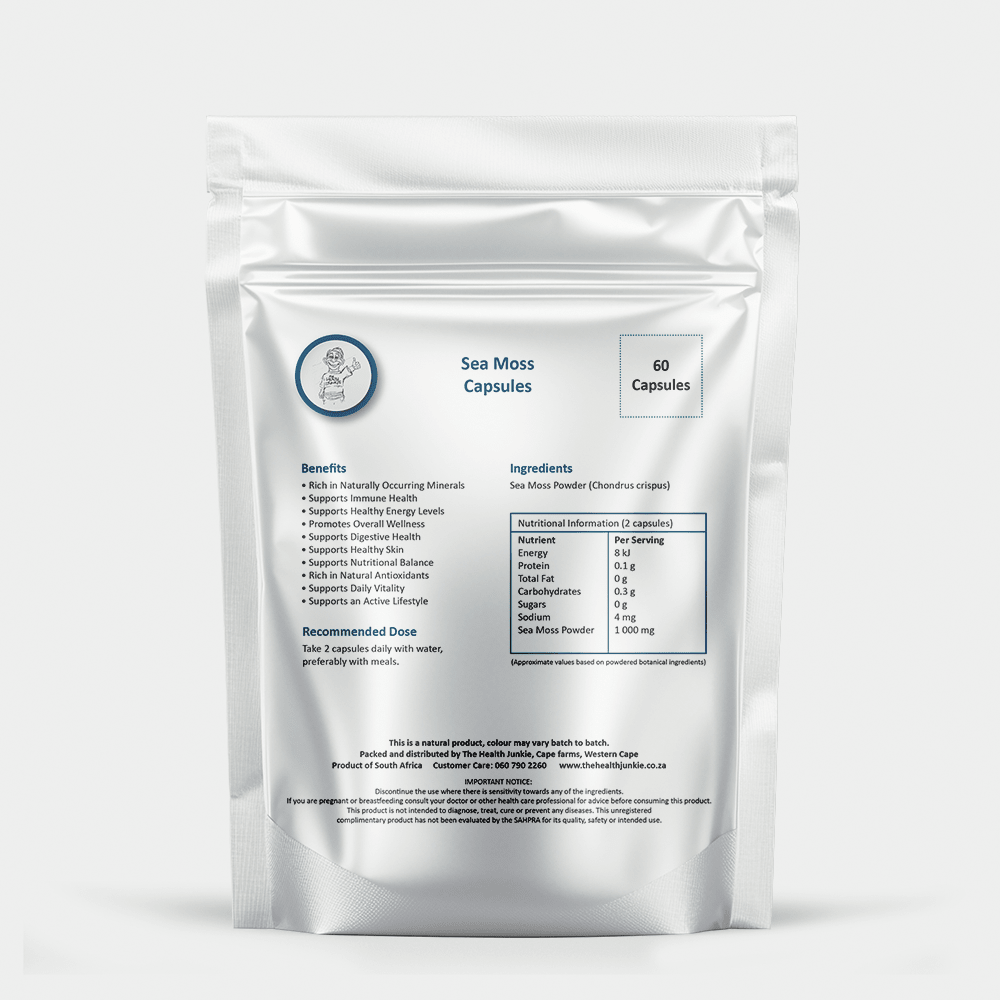 Sea Moss - 60 Capsules - The Health Junkie