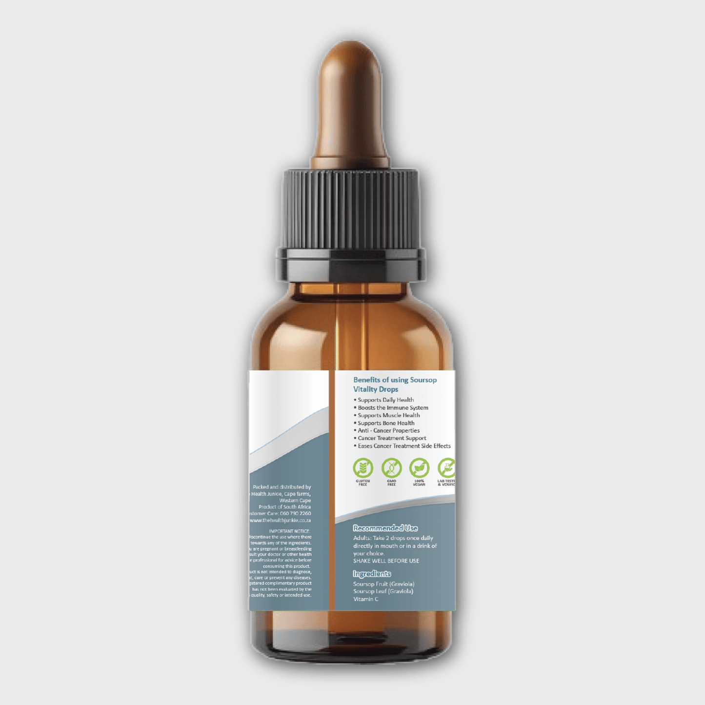 Soursop Vitality Drops - 60 ml - The Health Junkie
