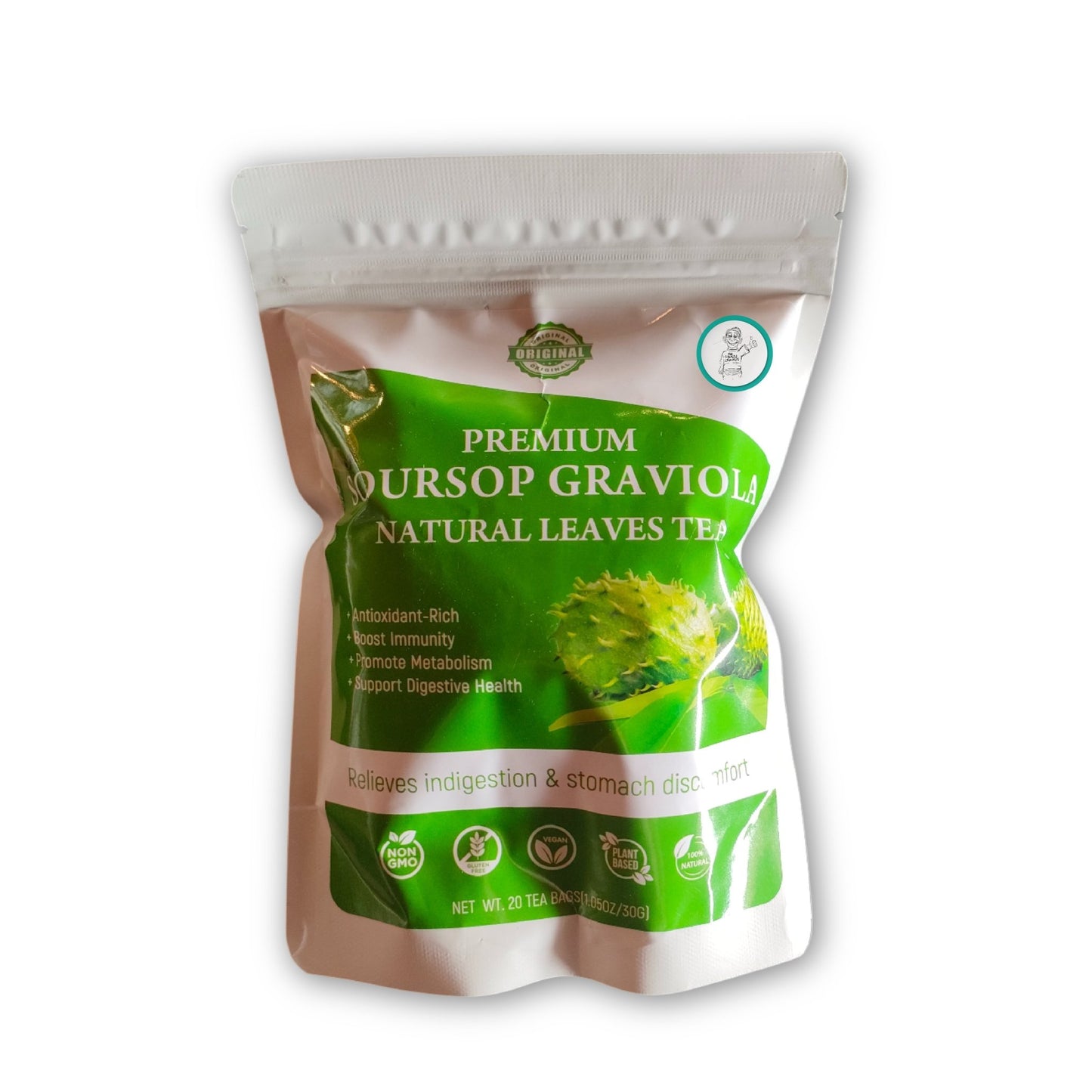 Soursop Leaves Tea – 20 Tea Bags - The Health Junkie