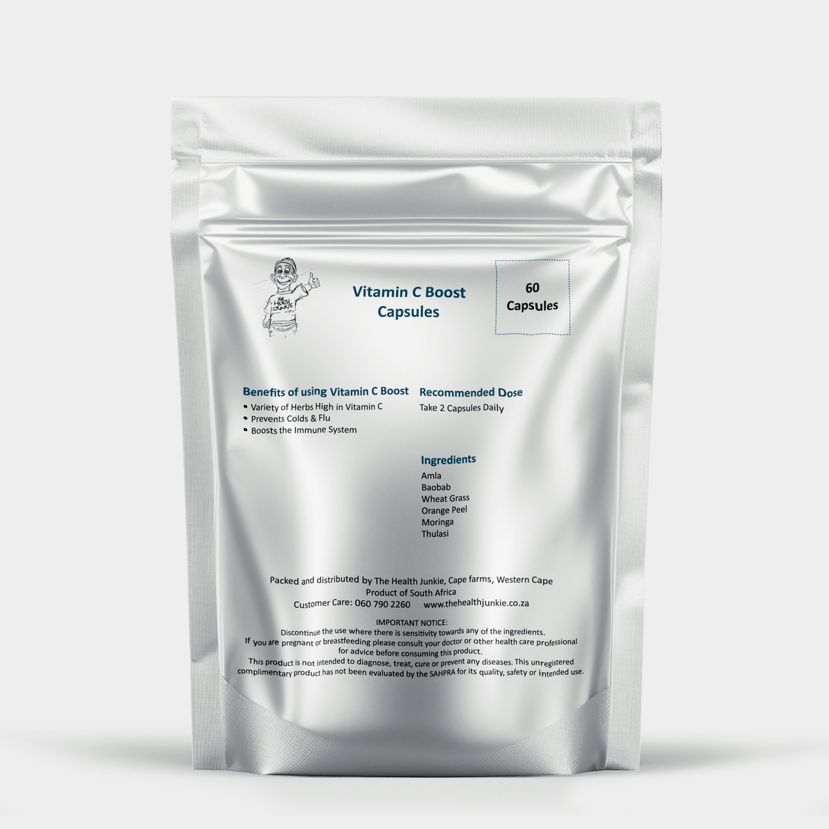 Vitamin C Boost - 60 Capsules - The Health Junkie