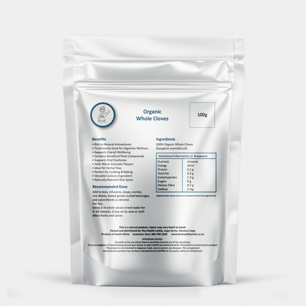 Organic Whole Cloves - 100g