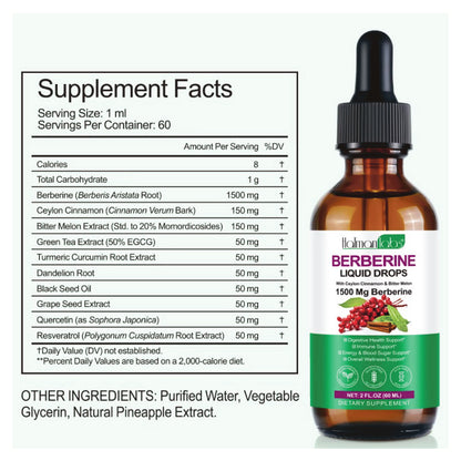Berberine Drops – 60 ml