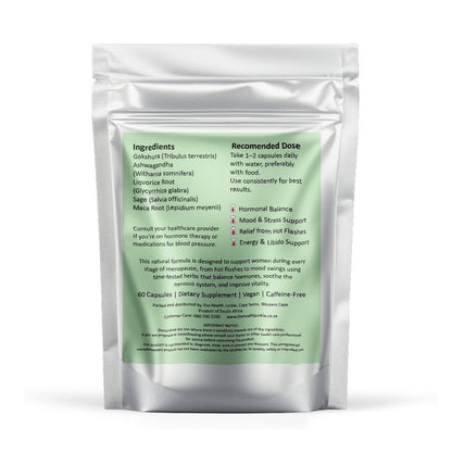 Menopause Balance - 60 Capsules - The Health Junkie