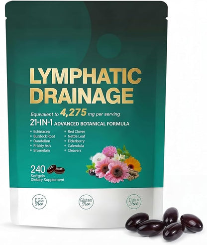 Lymphatic Drainage – 240 Softgels