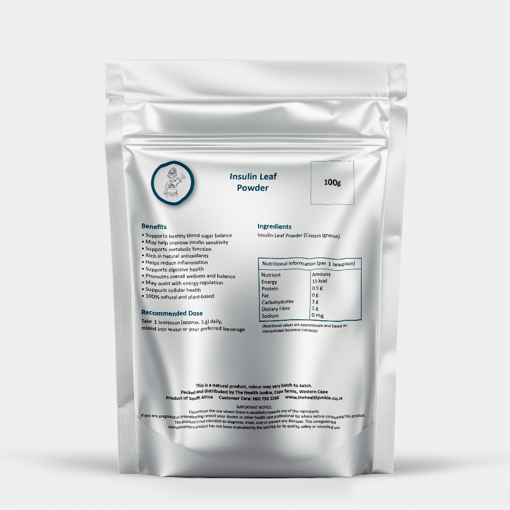 Insulin Leaf - 100g Powder - The Health Junkie
