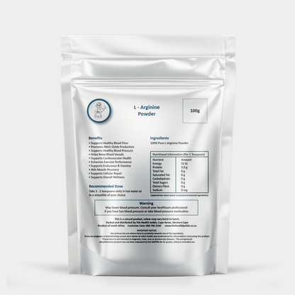L - Arginine - 100g Powder
