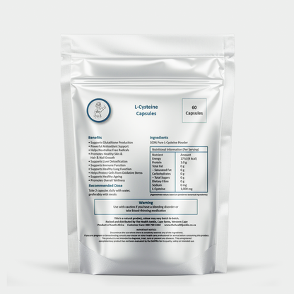 L-Cysteine - 60 Capsules