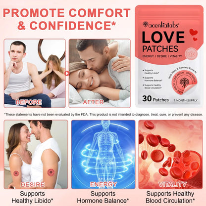 Acentiallabs Love Patches – 30 Pack
