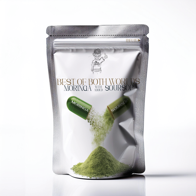 EYONA IMIHLABA YOBINI (unyango olukhethekileyo) I-MORINGA eyongeziweyo SOURSOP CAPSULES