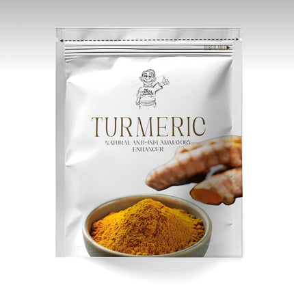 IPOWDER YETURMERIC enePepper emnyama eyongeziweyo