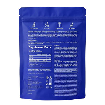 R-Alpha Lipoic Acid (R-ALA) - 240 Softgels