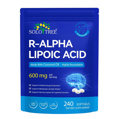 R-Alpha Lipoic Acid (R-ALA) - 240 Softgels