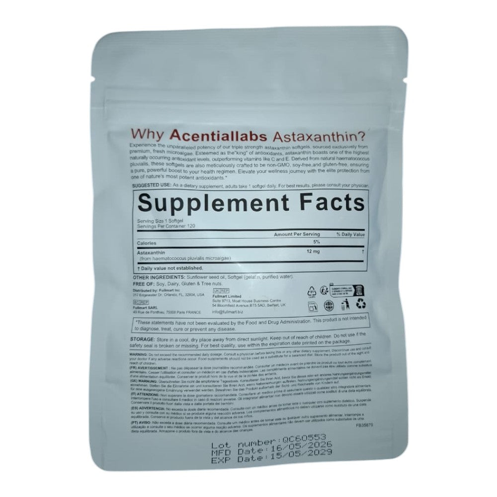 Astaxanthin – 120 Softgels