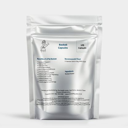 Baobab Fruit- 120 Capsules