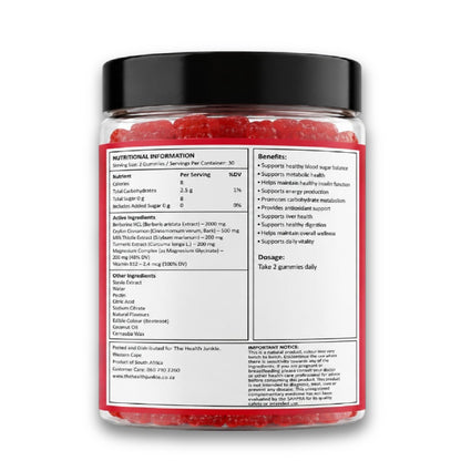 Berberine - Glucose Balance -60 Gummies - Sugar Free