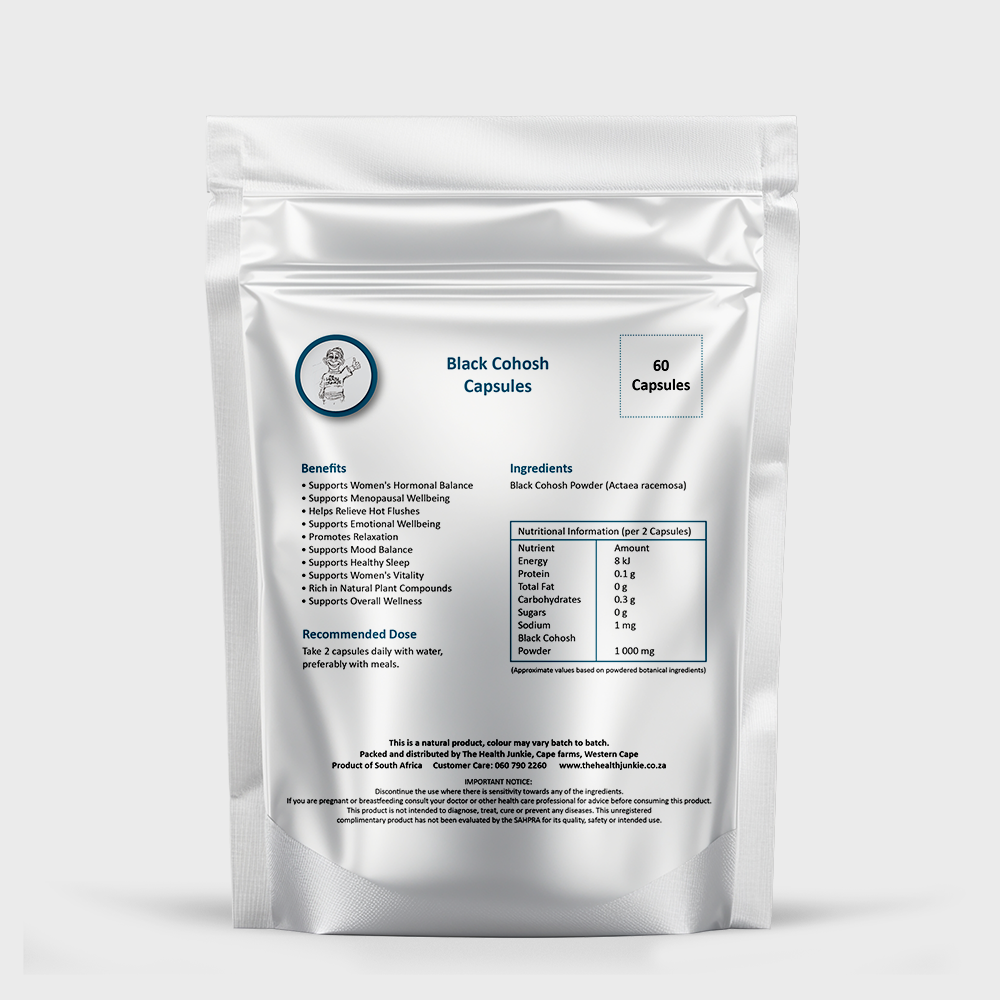 Black Cohosh - 60 Capsules