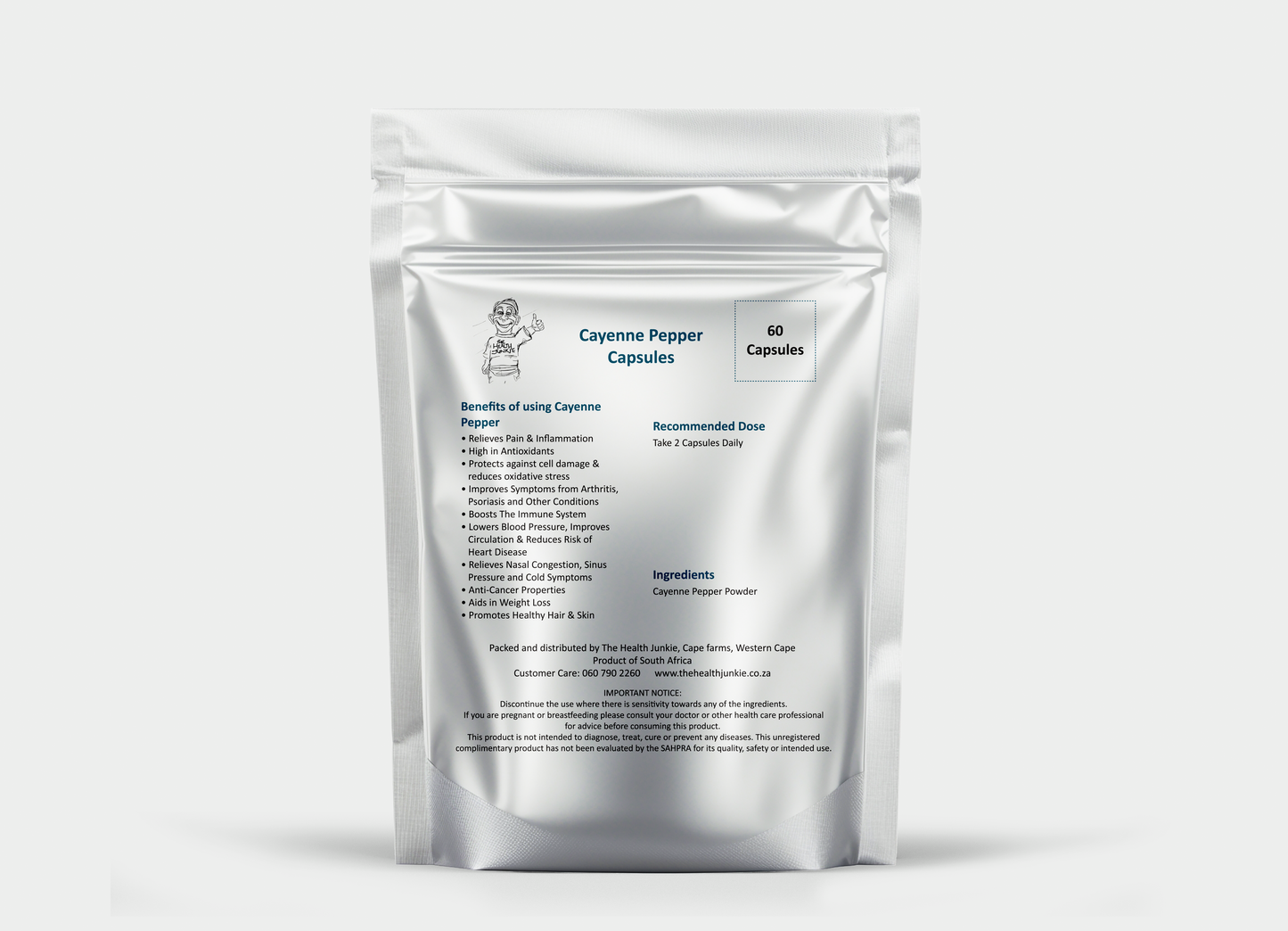 Cayenne Pepper - 60 Capsules