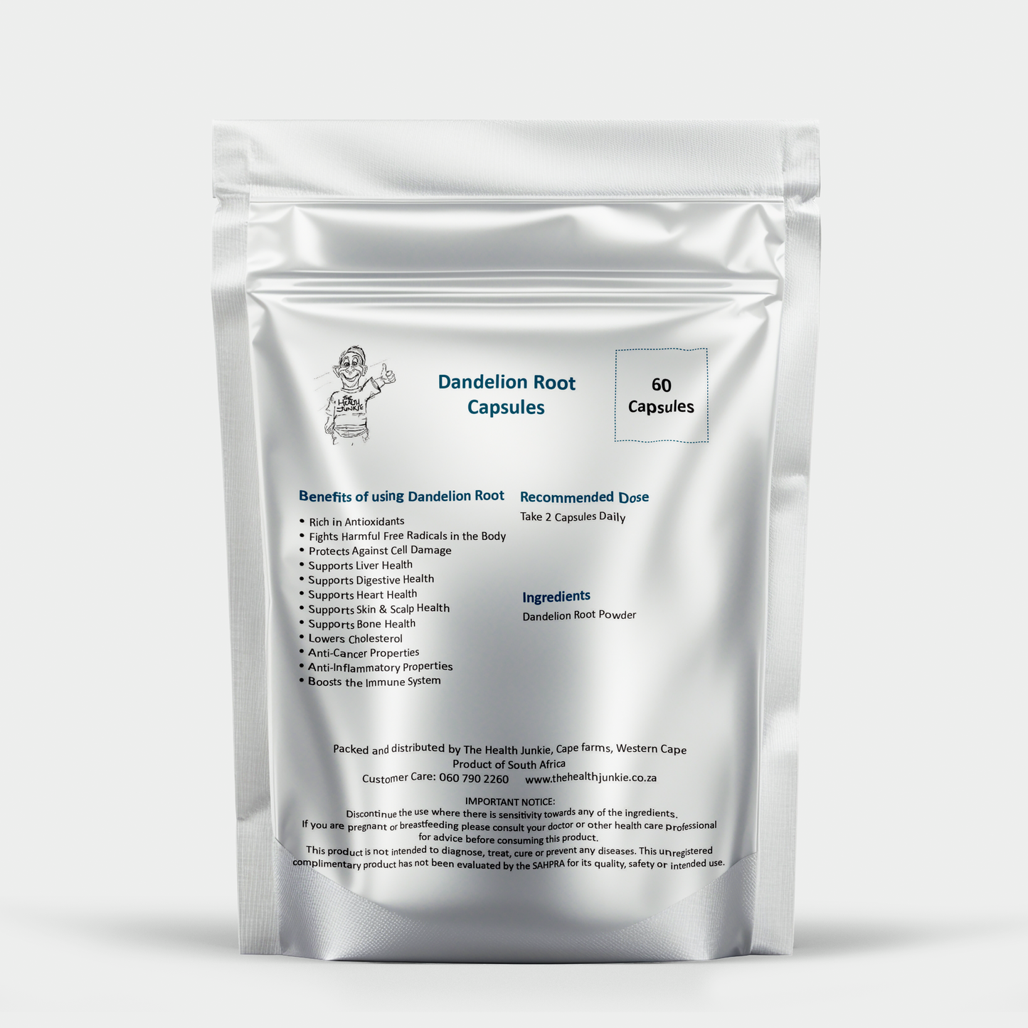 Dandelion Root - 60 Capsules