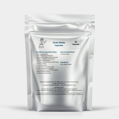 Ginko Biloba - 60 Capsules