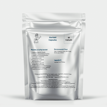 Haritaki - 60 Capsules - The Health Junkie