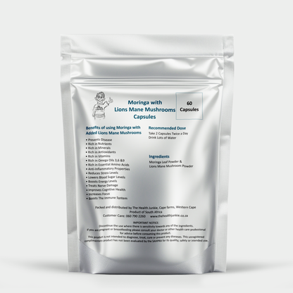 Best of Both Worlds - Moringa & Lion's Mane Mushroom - 60 Capsules