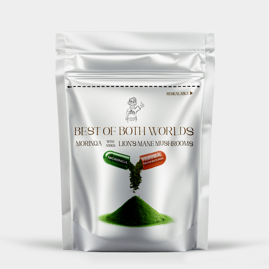 Best of Both Worlds - Moringa & Lion's Mane Mushroom - 60 Capsules