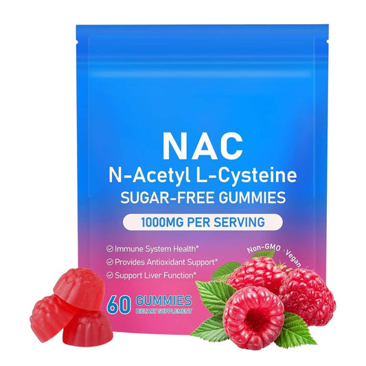 N-Acetyl-L-Cysteine (NAC) - 60 Vegan & Sugar Free Gummies