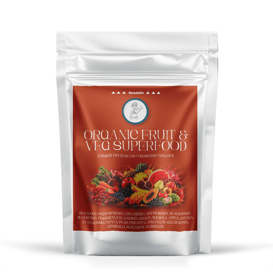 Organic Fruit & Veg Superfood - 100g Powder - The Health Junkie